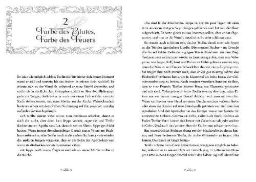 Buchcover und Innenansicht für das Buch: Die Silbermeer-Saga (Band 1) - Der König der Krähen