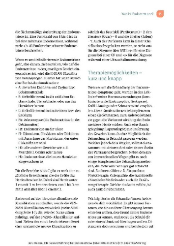 Buchcover und Innenansicht für das Buch: Die beste Ernährung bei Endometriose