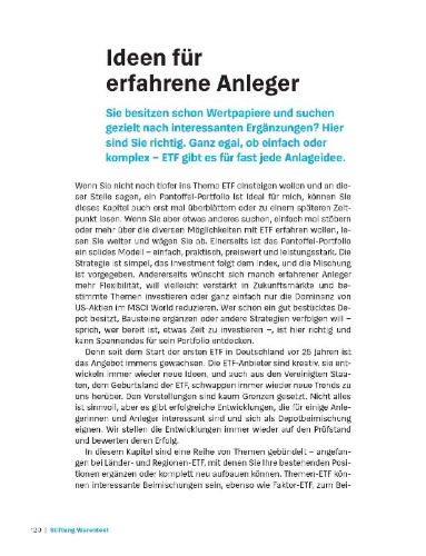 Buchcover und Innenansicht für das Buch: Anlegen mit ETF