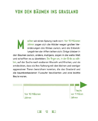 Buchcover und Innenansicht für das Buch: Der kleine nackte Affe