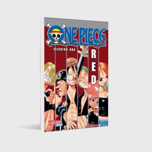 Buchcover und Innenansicht für das Buch: One Piece Red Grand Characters