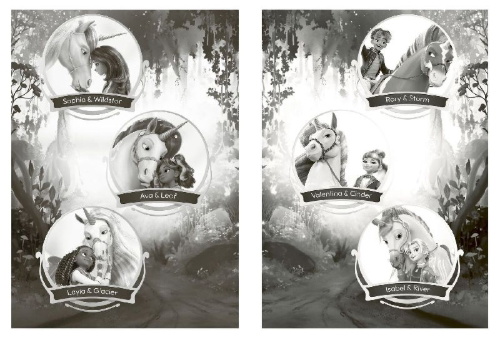 Buchcover und Innenansicht für das Buch: Unicorn Academy - Sophias Einladung