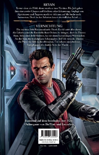 Buchcover und Innenansicht für das Buch: Star Wars : The Old Republic - Revan; Star Wars : The Old Republic: Annihilation