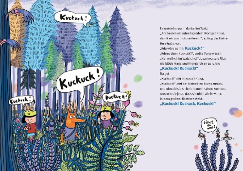 Buchcover und Innenansicht für das Buch: Herr Fuchs mag Torte