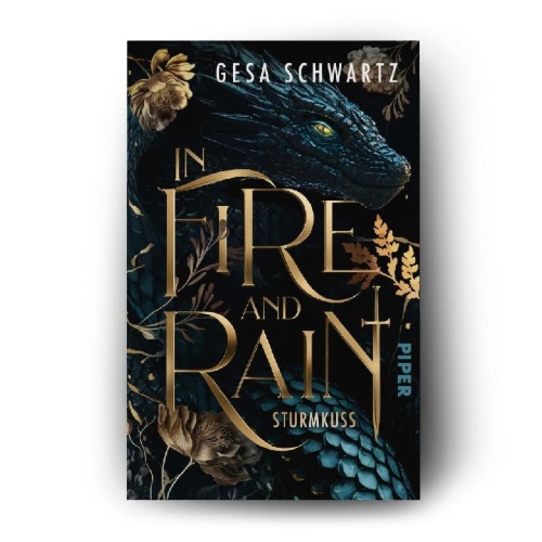 Buchcover und Innenansicht für das Buch: In Fire and Rain - Sturmkuss