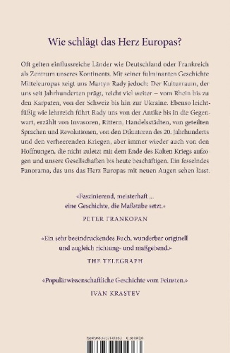 Buchcover und Innenansicht für das Buch: From the Rhine to the Carpathians. A New History of Central Europe