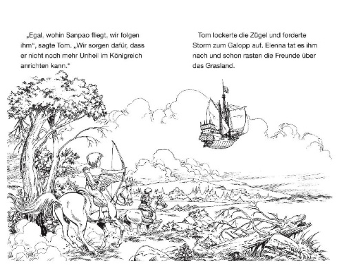 Buchcover und Innenansicht für das Buch: Beast Quest - Koron, Jaws of Death