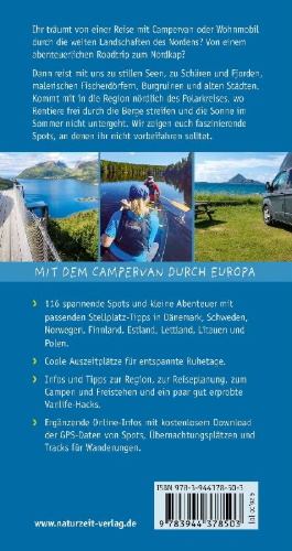Buchcover und Innenansicht für das Buch: Naturzeit Vanlife: Nordwärts
