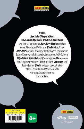 Buchcover und Innenansicht für das Buch: US Star Wars Adventures Vol. 8: Defend the Republic