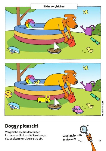 Buchcover und Innenansicht für das Buch: Kindergartenblock ab 3 Jahre - Das kann ich schon!