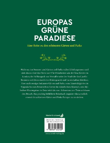 Buchcover und Innenansicht für das Buch: KUNTH Europas grüne Paradiese