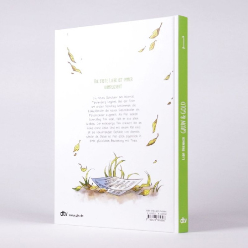 Buchcover und Innenansicht für das Buch: Grün & Gold - Liebe in allen Farben 1