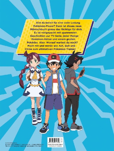 Buchcover und Innenansicht für das Buch: Pokemon Annual 2023