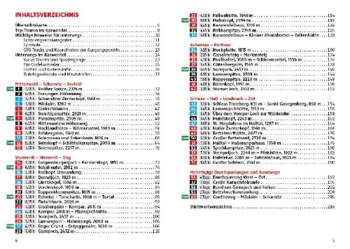 Buchcover und Innenansicht für das Buch: ROTHER Wanderführer Karwendel