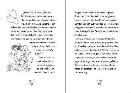 Buchcover und Innenansicht für das Buch: Animal Ark: Puppy in Peril