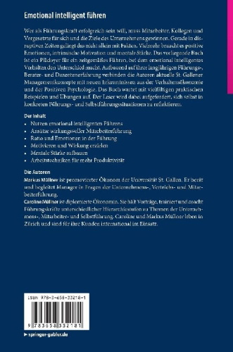 Buchcover und Innenansicht für das Buch: Leadership Y: Prinzipien emotionaler Intelligenz frü Manager