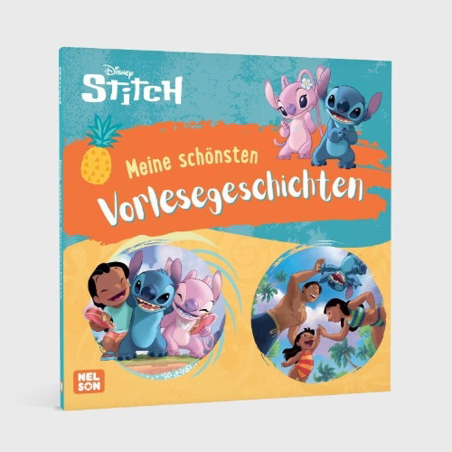 Buchcover und Innenansicht für das Buch: Disney Vorlesebuch: Stitch: Meine schönsten Vorlesegeschichten
