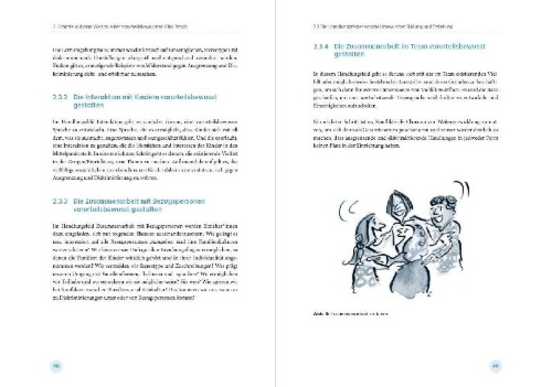 Buchcover und Innenansicht für das Buch: Vorurteilen und Diskriminierung in der Kita begegnen