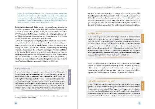 Buchcover und Innenansicht für das Buch: Vorurteilen und Diskriminierung in der Kita begegnen