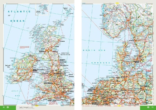 Buchcover und Innenansicht für das Buch: MARCO POLO Reiseatlas Polen 1:300.000
