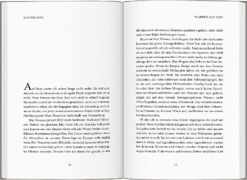 Buchcover und Innenansicht für das Buch: Warten auf Susy