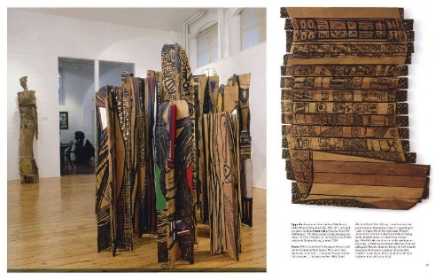 Buchcover und Innenansicht für das Buch: El Anatsui