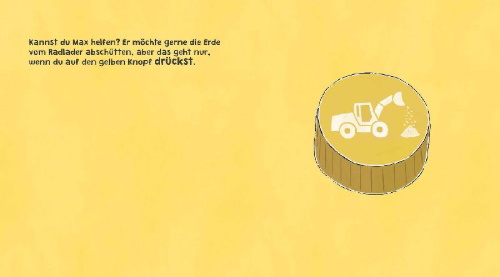 Buchcover und Innenansicht für das Buch: Was machen wir auf der Baustelle?