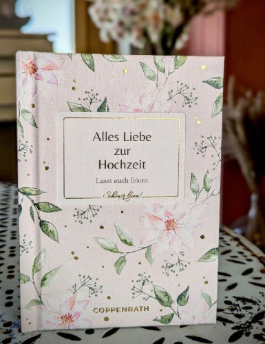 Buchcover und Innenansicht für das Buch: Alles Liebe zur Hochzeit