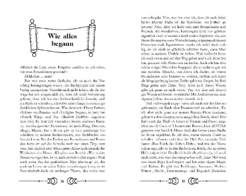 Buchcover und Innenansicht für das Buch: My Court of Friends and Foes