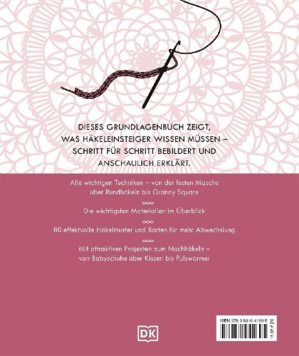 Buchcover und Innenansicht für das Buch: Häkeln Schritt für Schritt