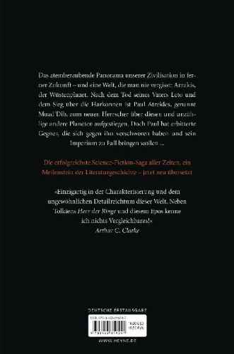 Buchcover und Innenansicht für das Buch: Dune Messiah