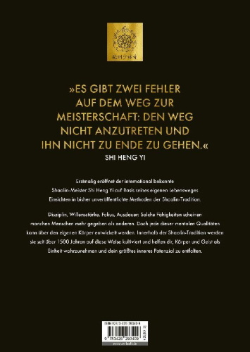 Buchcover und Innenansicht für das Buch: Shaolin Spirit
