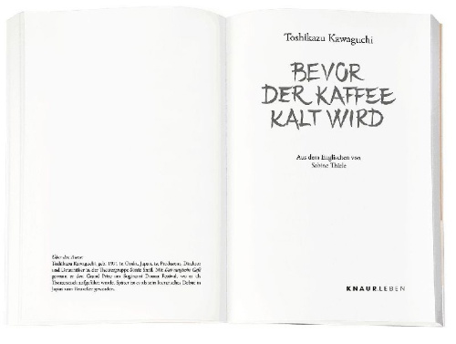 Buchcover und Innenansicht für das Buch: COFFEE GA SAMENAI UCHINI
