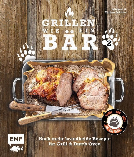 Buchcover und Innenansicht für das Buch: Grillen wie ein Bär 2