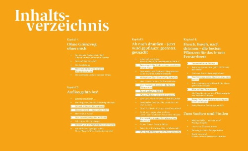 Buchcover und Innenansicht für das Buch: Fensterbrettgarten