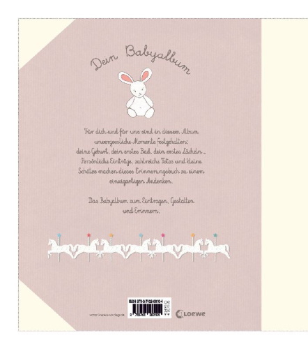 Buchcover und Innenansicht für das Buch: album de bébé