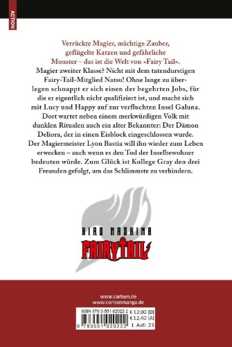 Buchcover und Innenansicht für das Buch: Fairy Tail