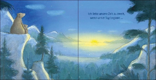 Buchcover und Innenansicht für das Buch: I Love You To the Moon and Back