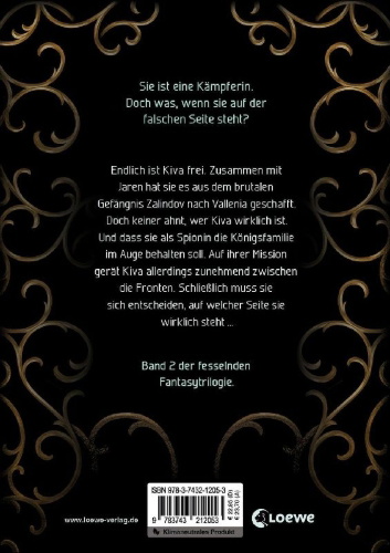 Buchcover und Innenansicht für das Buch: The Gilded Cage