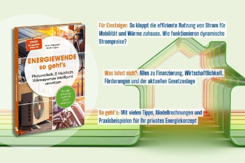 Buchcover und Innenansicht für das Buch: Energiewende - so geht's