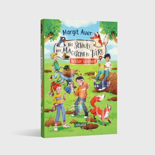 Buchcover und Innenansicht für das Buch: Die Schule der magischen Tiere Neuausgabe 2: Voller Löcher!