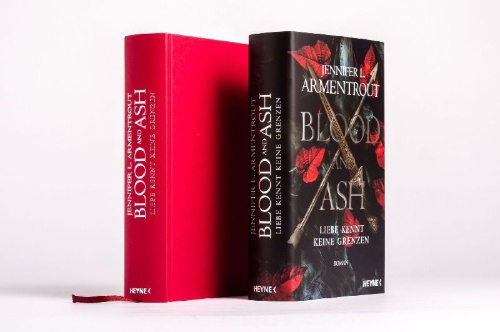 Buchcover und Innenansicht für das Buch: Blood and Ash - Liebe kennt keine Grenzen