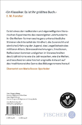 Buchcover und Innenansicht für das Buch: The Waves