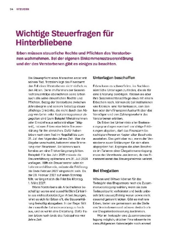 Buchcover und Innenansicht für das Buch: Schnelle Hilfe im Trauerfall
