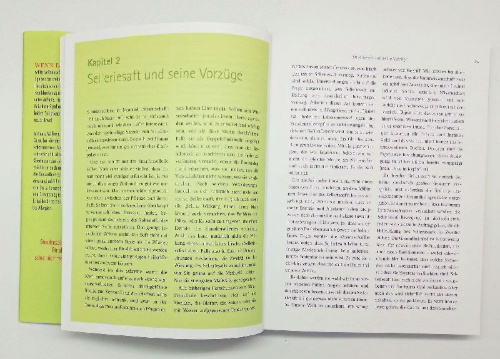 Buchcover und Innenansicht für das Buch: CELERY JUICE