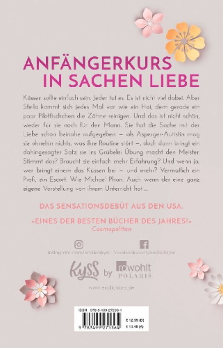 Buchcover und Innenansicht für das Buch: The Kiss Quotient