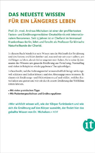 Buchcover und Innenansicht für das Buch: Ernährung. Meine Quintessenz