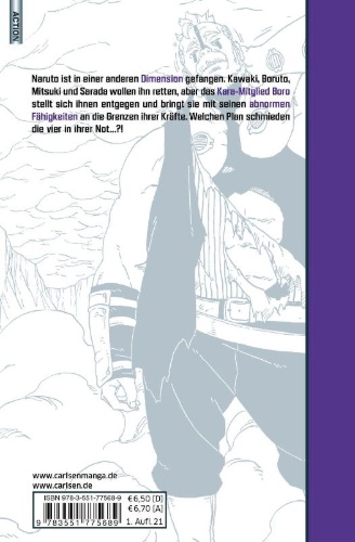 Buchcover und Innenansicht für das Buch: Boruto: Naruto next Generations