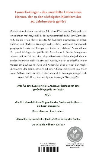 Buchcover und Innenansicht für das Buch: Lyonel Feininger