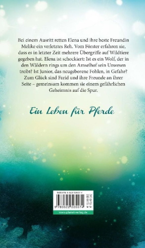 Buchcover und Innenansicht für das Buch: Elena - Ein Leben für Pferde 6: Eine falsche Fährte